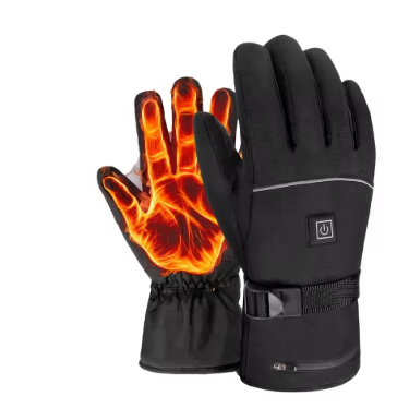 Heated winter gloves