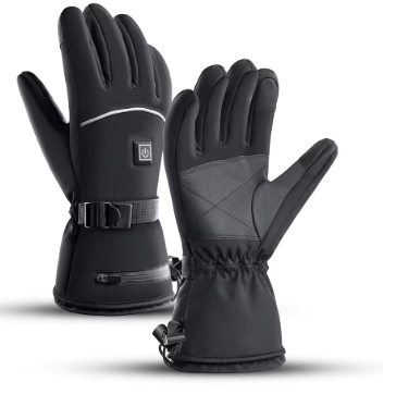 Heated winter gloves