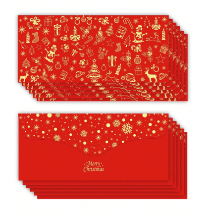12pcs Christmas Envelopes