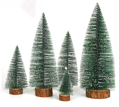 Mini wooden pine tree