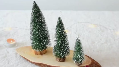 Mini wooden pine tree