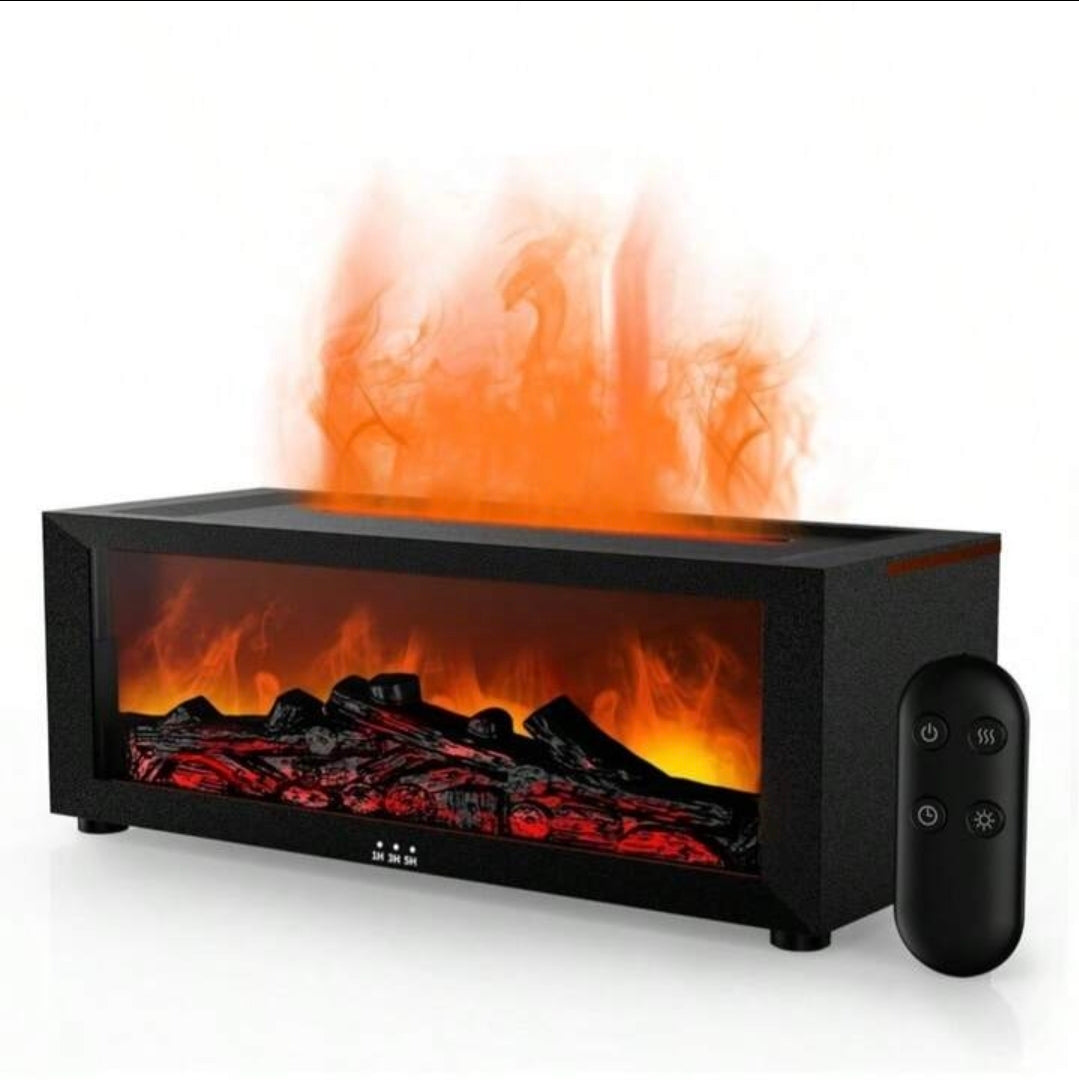 Mini led fireplace humidifier