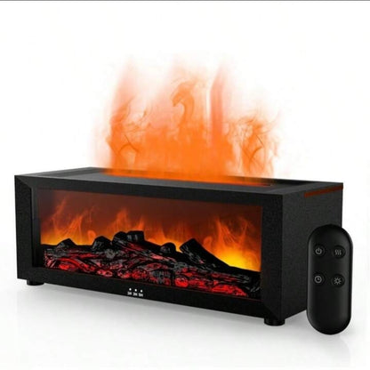 Mini led fireplace humidifier