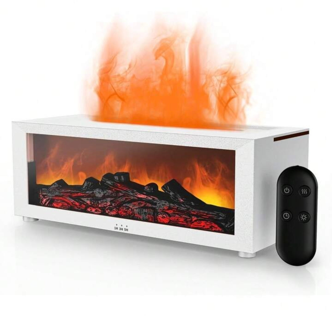 Mini led fireplace humidifier