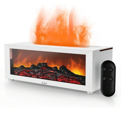 Mini led fireplace humidifier